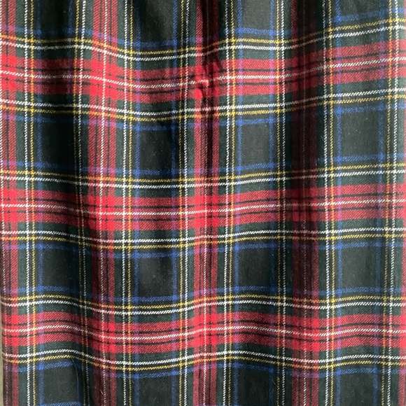 Vintage Chadwicks Wool Blend Tartan Plaid Preppy Dark Academia Midi Skirt Sz 12T - Picture 14 of 14